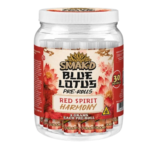 SMAK'D Blue Lotus Pre-Rolls - 30 ct. Jar