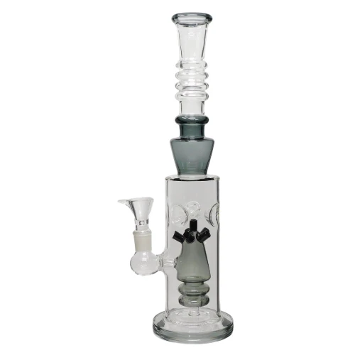 14" Layered Perc Water Pipe - Assorted