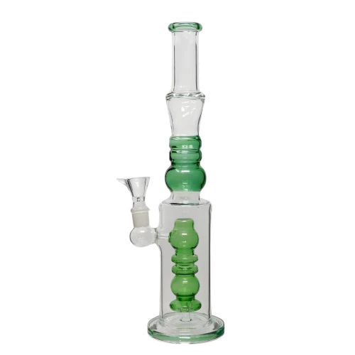 15" Ribbed Perc Water Pipe - Assorted