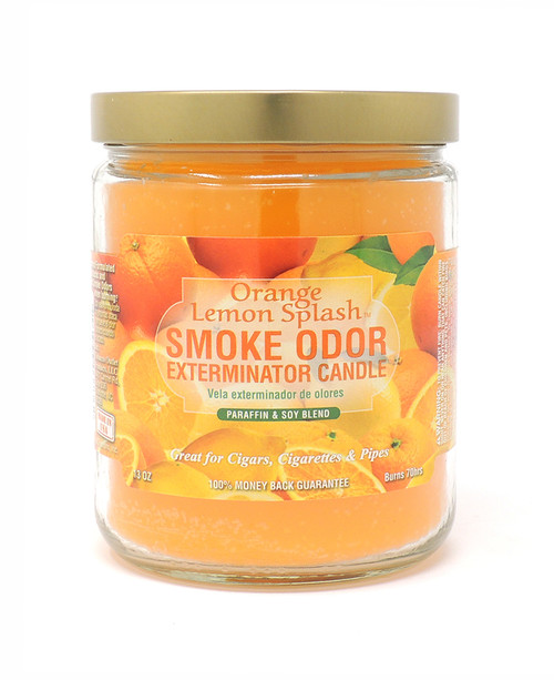 Smoke Odor Exterminator Candle 13oz Jar - Orange Lemon Splash