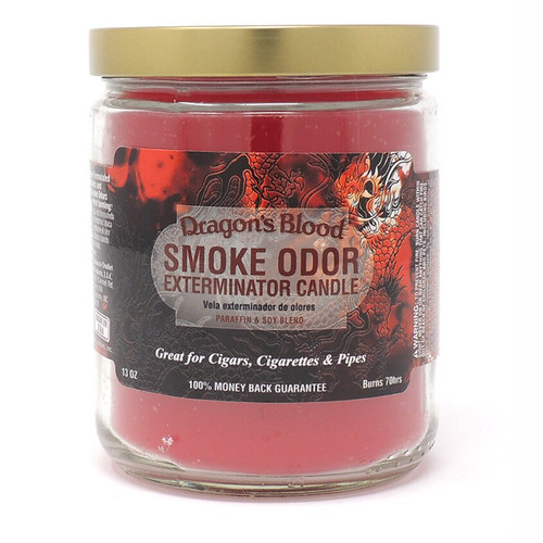 2x Jars Smoke Odor Nag Champa Smoke Exterminator Candles, 13oz, 70 Hr  Burn