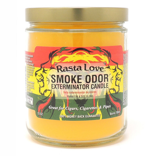 2x Jars Smoke Odor Nag Champa Smoke Exterminator Candles, 13oz, 70 Hr  Burn