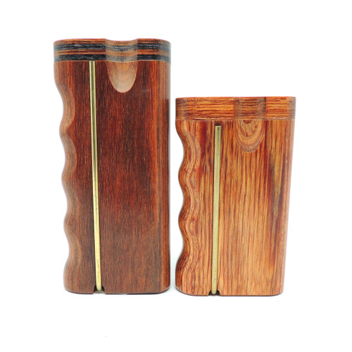 Cocobolo Dug Eeze Premium Dugout - Twist Top w/ Poker