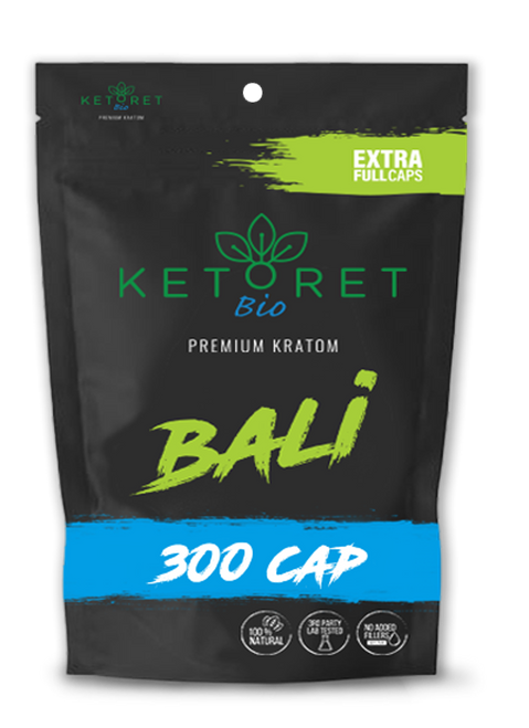 Ketoret Kratom Capsules - Bali 300 Caps