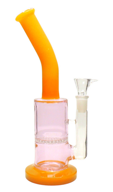 10" Color Water Pipe with Honeycomb Perc - Assorted