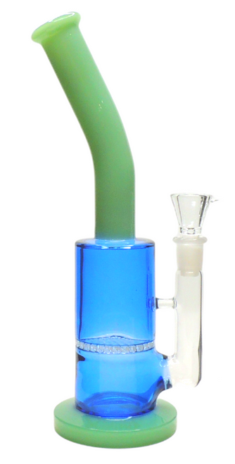 10" Color Water Pipe with Honeycomb Perc - Assorted