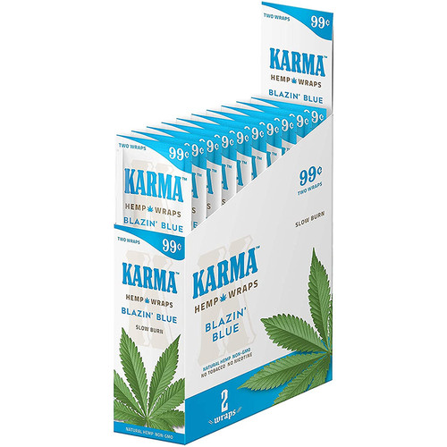 KARMA Hemp Wraps - Blazin' Blue KARMA Hemp Wraps - Blazin' Blue