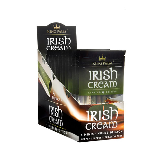 King Palm 5pk Mini - Irish Cream - Display of 15 King Palm 5pk Mini - Irish Cream - Display of 15