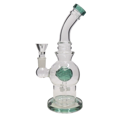 10" Bent Neck With Ball and Perc - Assorted