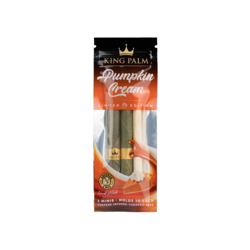 King Palm 2pk Mini - Pumpkin Cream - Display of 20