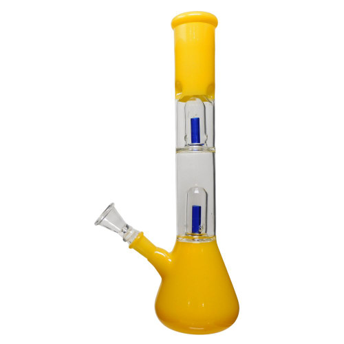 12" Painted Double Dome Perc Beaker