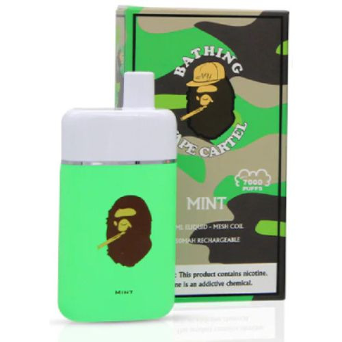 Bathing Vape Cartel 7000 Puffs - Mint - 10 ct. Display Bathing Vape Cartel 7000 Puffs - Mint - 10 ct. Display