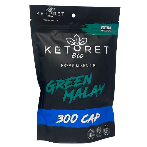 Ketoret Kratom Capsules - Green Malay 300 Caps