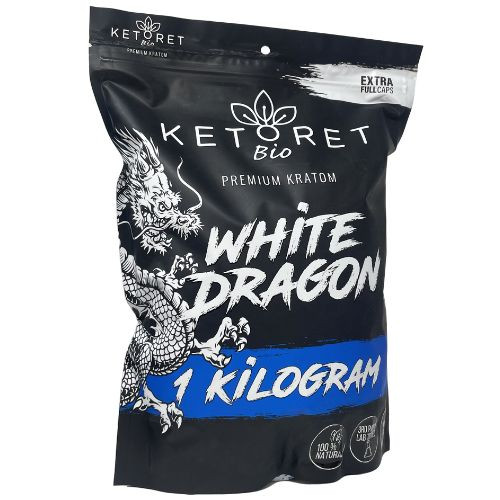 Ketoret Kratom Capsules - White Dragon Kilo Caps