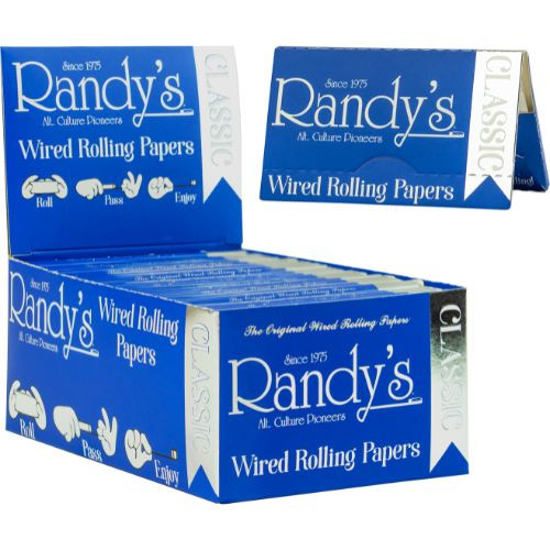 Randy's Wired Rolling Papers - Classic 77mm - 25 ct. Box