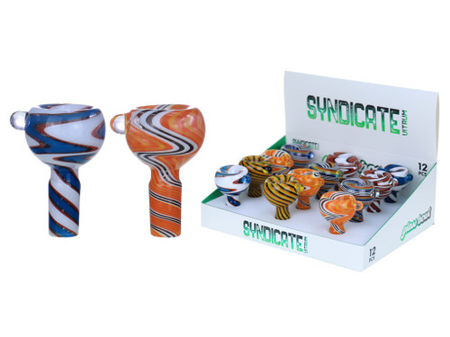 Syndicate Vitrum Full Color Swirled Bowl