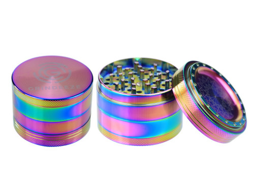 Grind Eeze 63mm Geo Design Rainbow Grinder Grind Eeze 63mm Geo Design Rainbow Grinder