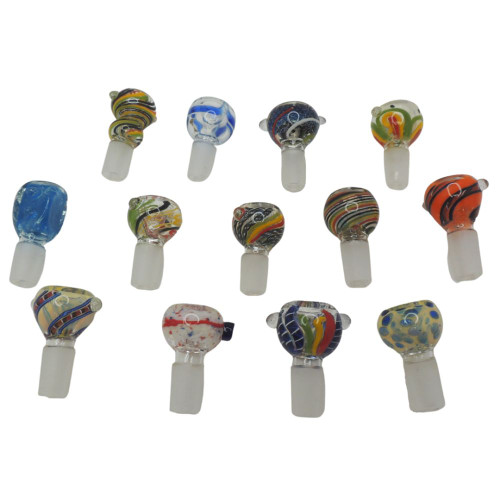 Assorted Deco Glass on Glass on Glass Bowls - 19mm Male - 13 ct.