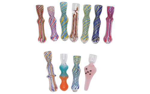 Hand Eeze Glass Chillum Assortment #2