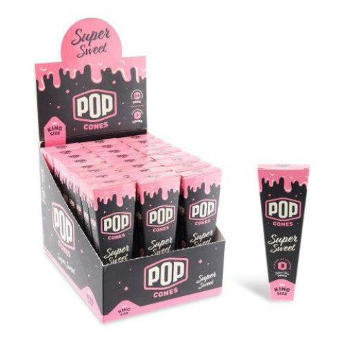 Pop Cones King Size - 3 pk. - Super Sweet - 24 ct. Display