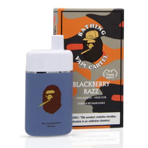 Bathing Vape Cartel 7000 Puffs - Black Razz - 10 ct. Display Bathing Vape Cartel 7000 Puffs - Black Razz - 10 ct. Display