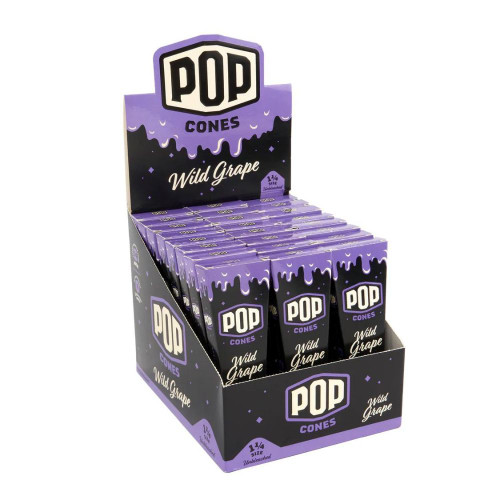 Pop Cones 1.25 - 6 pk. - Wild Grape - 24 ct. Display