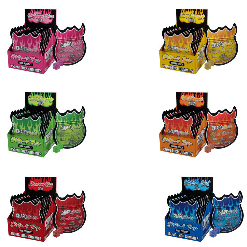 Chapo Diablo 150mg THC-P Gummies - 6 ct. Display