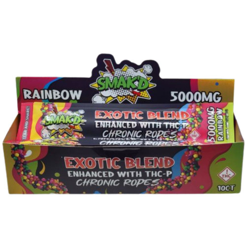 SMAK'D 5000mg THC-P Exotic Blend Candy Chronic Rope
