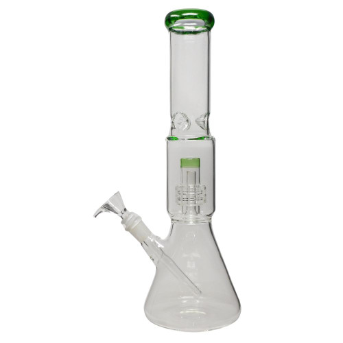 14" Matrix Perc Beaker Style Water Pipe - Assorted
