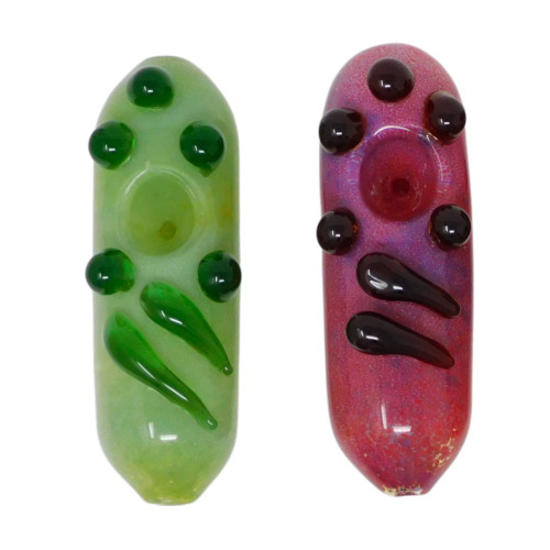 4.5" Assorted Frit Capsule Pipe 4.5" Assorted Frit Capsule Pipe