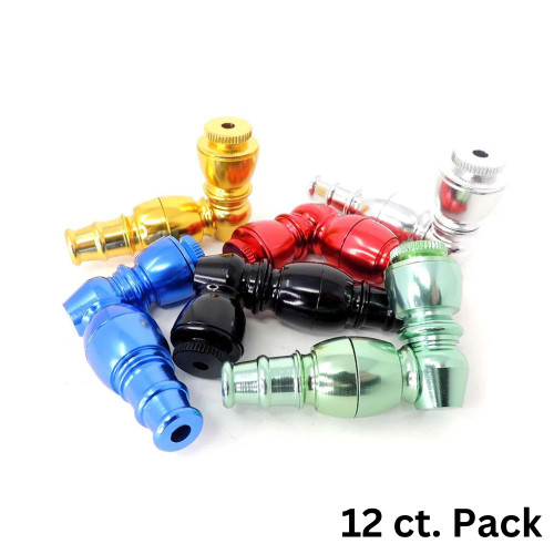 2" Anodized Metal Pipe - Assorted - 12 ct. Pack 2" Anodized Metal Pipe - Assorted - 12 ct. Pack