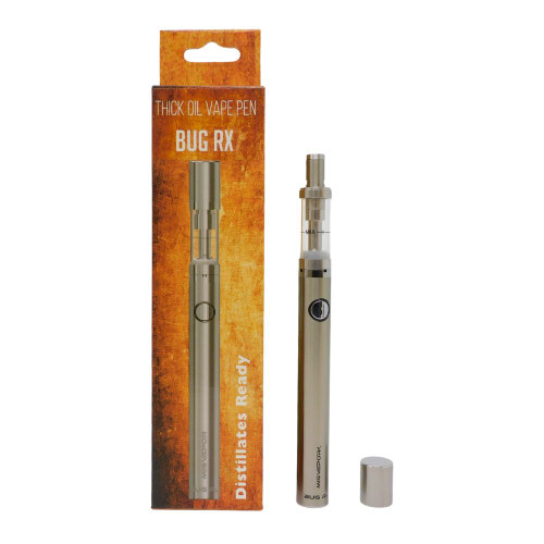 Mig Vapor Bug RX Thick Oil Vape Pen - Silver | UNS Wholesale Mig Vapor Bug RX Thick Oil Vape Pen - Silver | UNS Wholesale