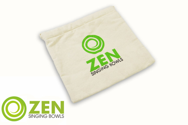 Zen Singing Bowls Small Natural Cotton Bag