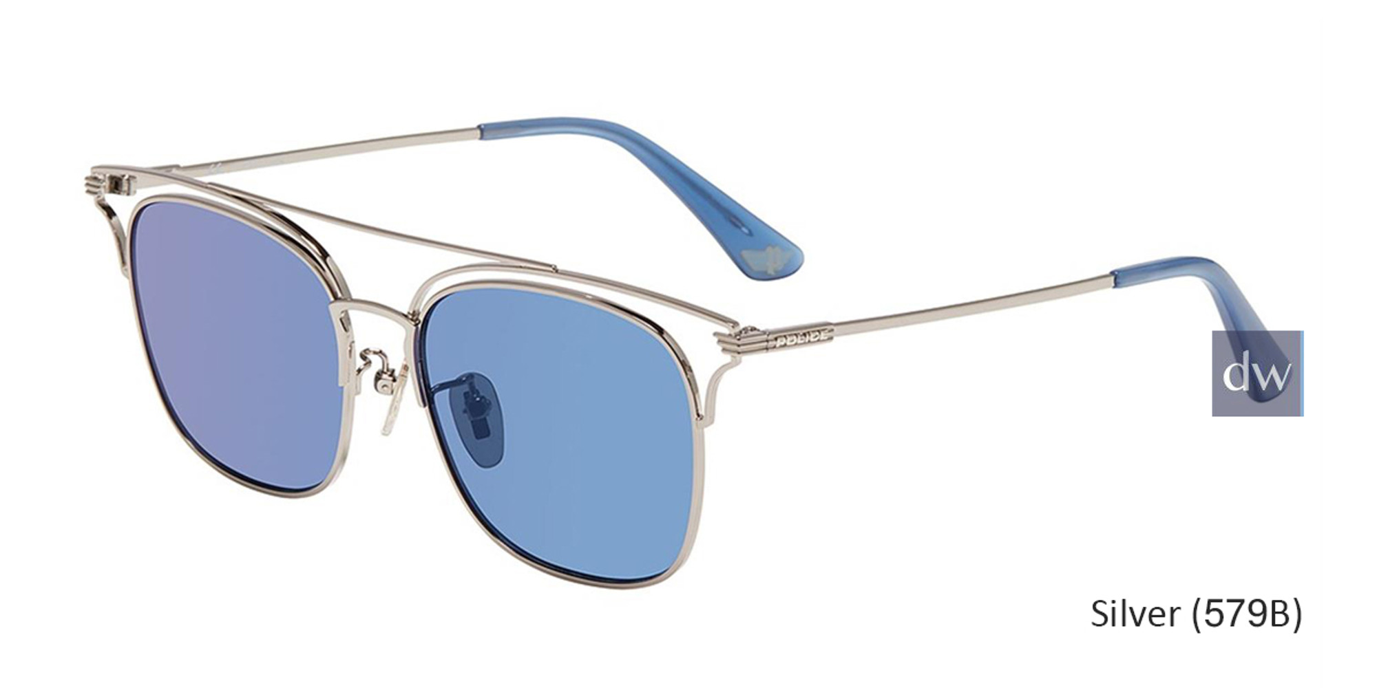 Empyre Silver Aviator Blue Light Glasses