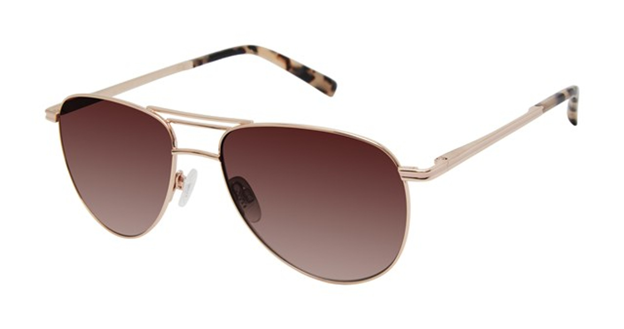 Ted Baker 57mm Metal Frame Aviator Sunglasses In Light Gold | ModeSens