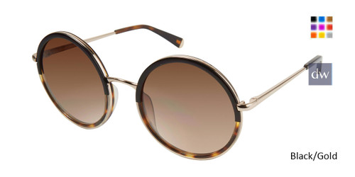 Black/Gold  Kate Young For Tura K530 Sunglasses.