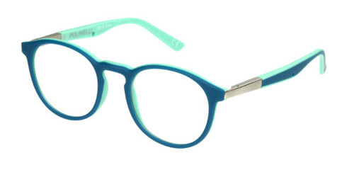 Teal/Mint Polinelli P304 Eyeglasses - Teenager