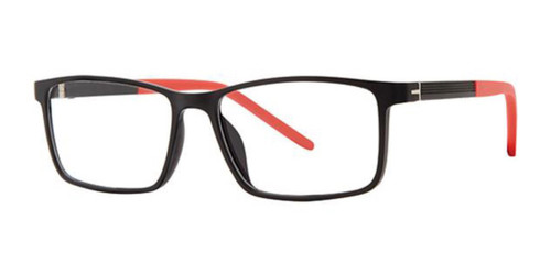 Black/Red K12 4112 Eyeglasses