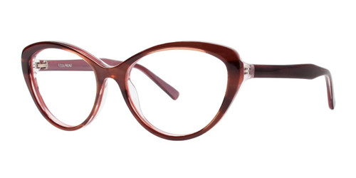 Burgundy Vera Wang V367 Eyeglasses.