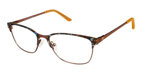 Matte Brown Ann Taylor AT102 Eyeglasses.