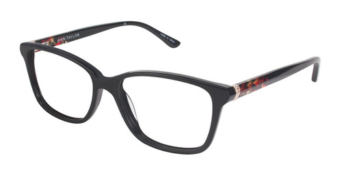 Black/Red Tort Ann Taylor AT322 Eyeglasses.