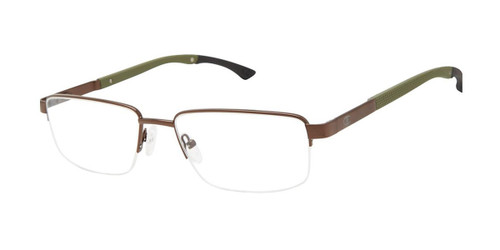 Dark Brown c02 Champion Triad Eyeglasses.