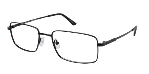 Matte Black (c03) Vision's 216 Eyeglasses.