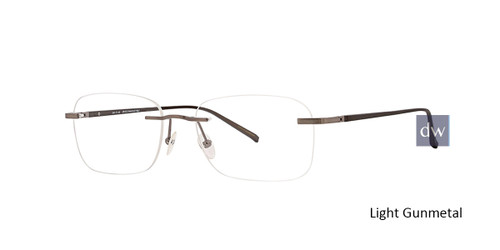 Light Gunmetal Totally Rimless 288 Circuit Eyeglasses.