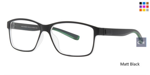 Matt Black Vivid Collection Vivid 272 Eyeglasses.