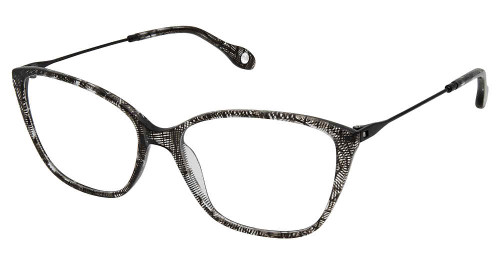 Black Mesh Fysh 3650 Eyeglasses.