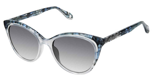 Grey Turquoise Fysh F-2047 Sunglasses
