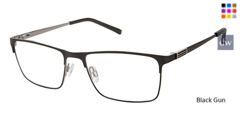 Black Gun Superflex SF-554 Eyeglasses