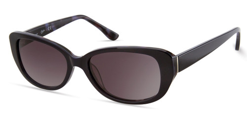 Shiny Blue/Gradient Smoke Candie's Eyewear CA1036 Sunglasses