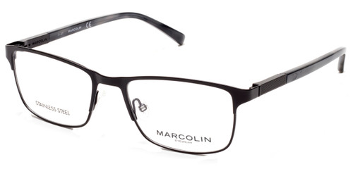 Matte Black Marcolin Eyewear MA3013 Eyeglasses.